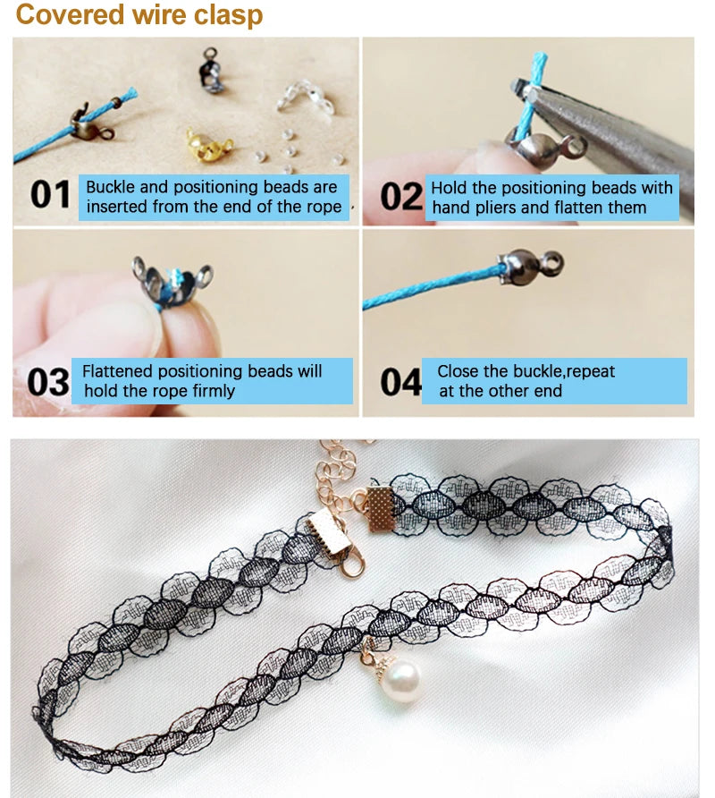 Jewelry Making Kit – Alloy Findings & Copper Wire Set
