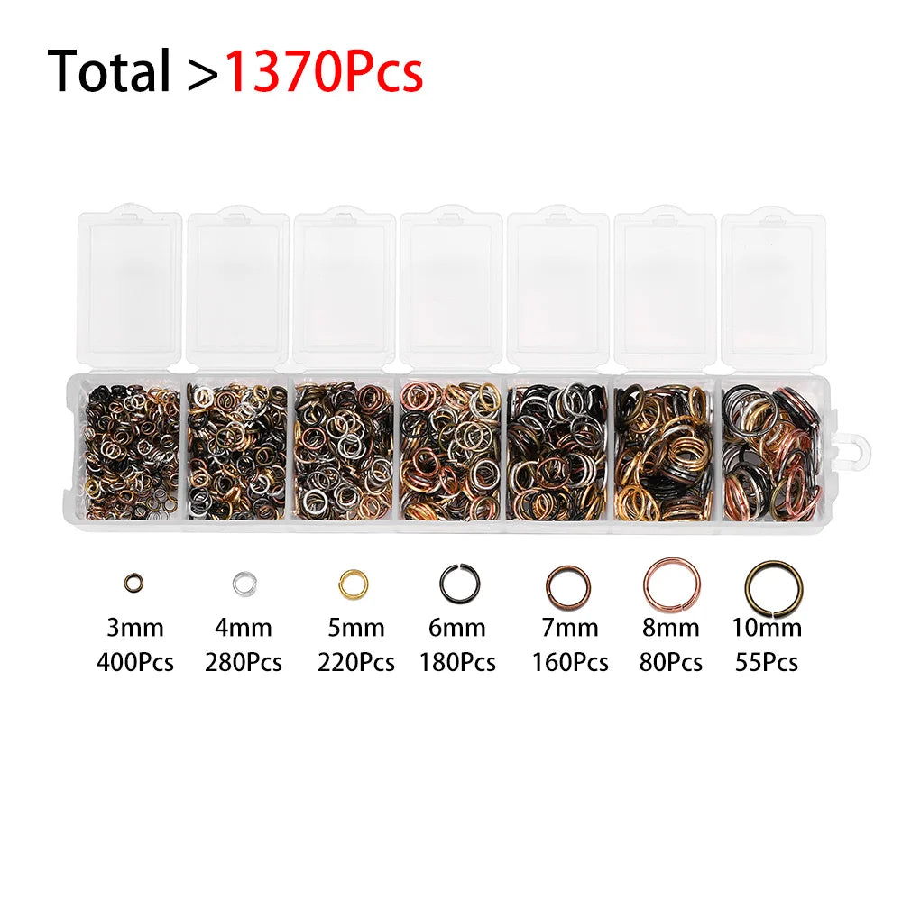 Jewelry Findings & Repair Kit – Alloy Accessories with Tools