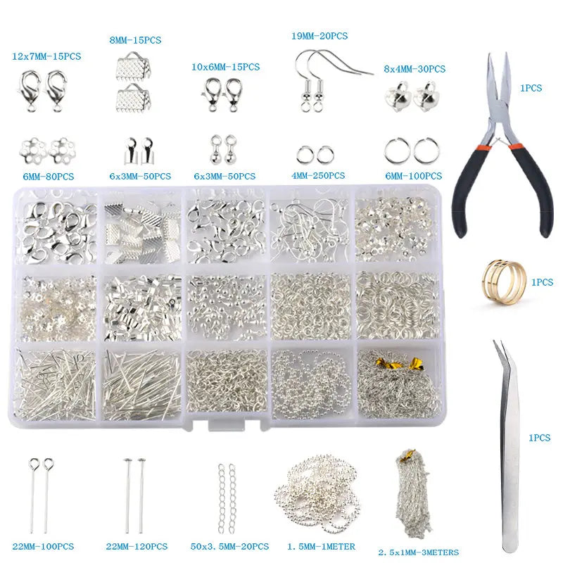 Jewelry Making Kit – Alloy Findings & Copper Wire Set