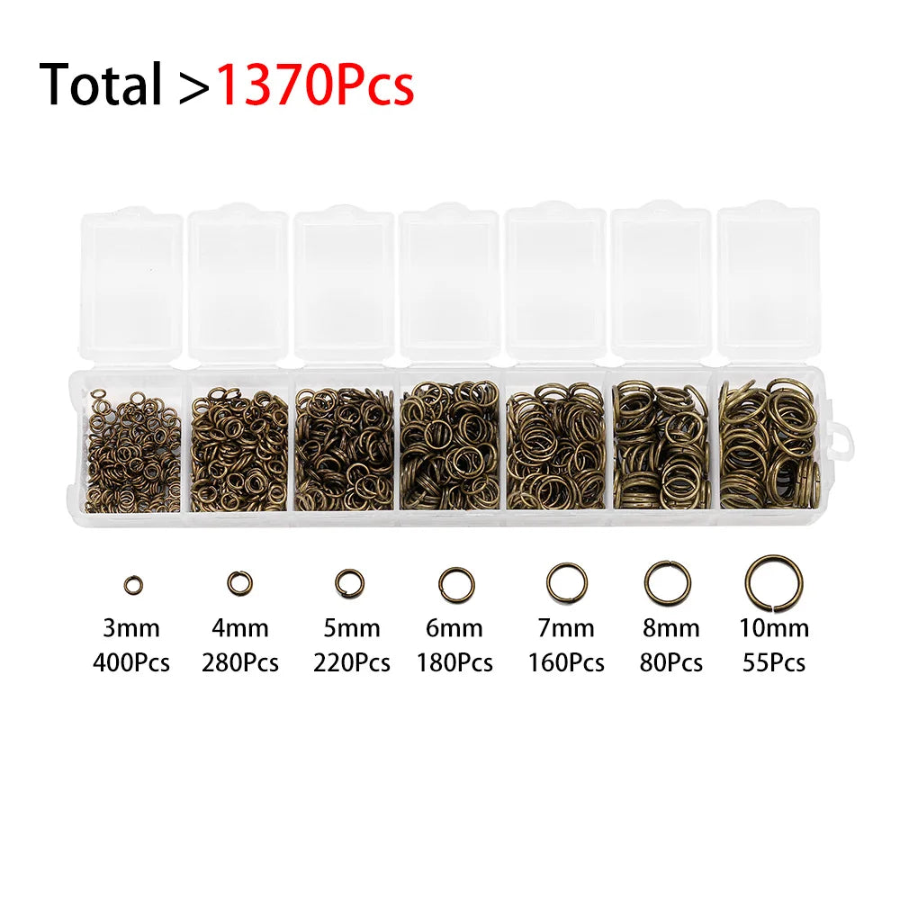 Jewelry Findings & Repair Kit – Alloy Accessories with Tools