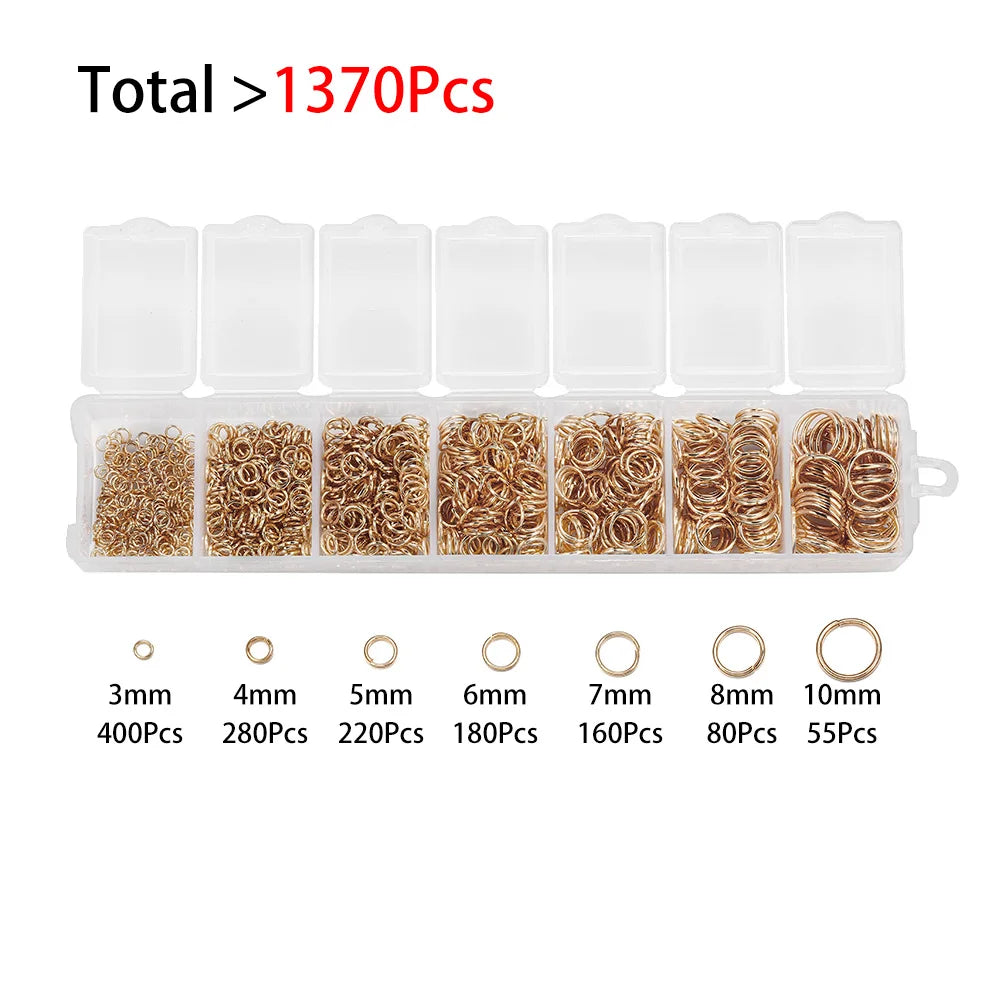 Jewelry Findings & Repair Kit – Alloy Accessories with Tools