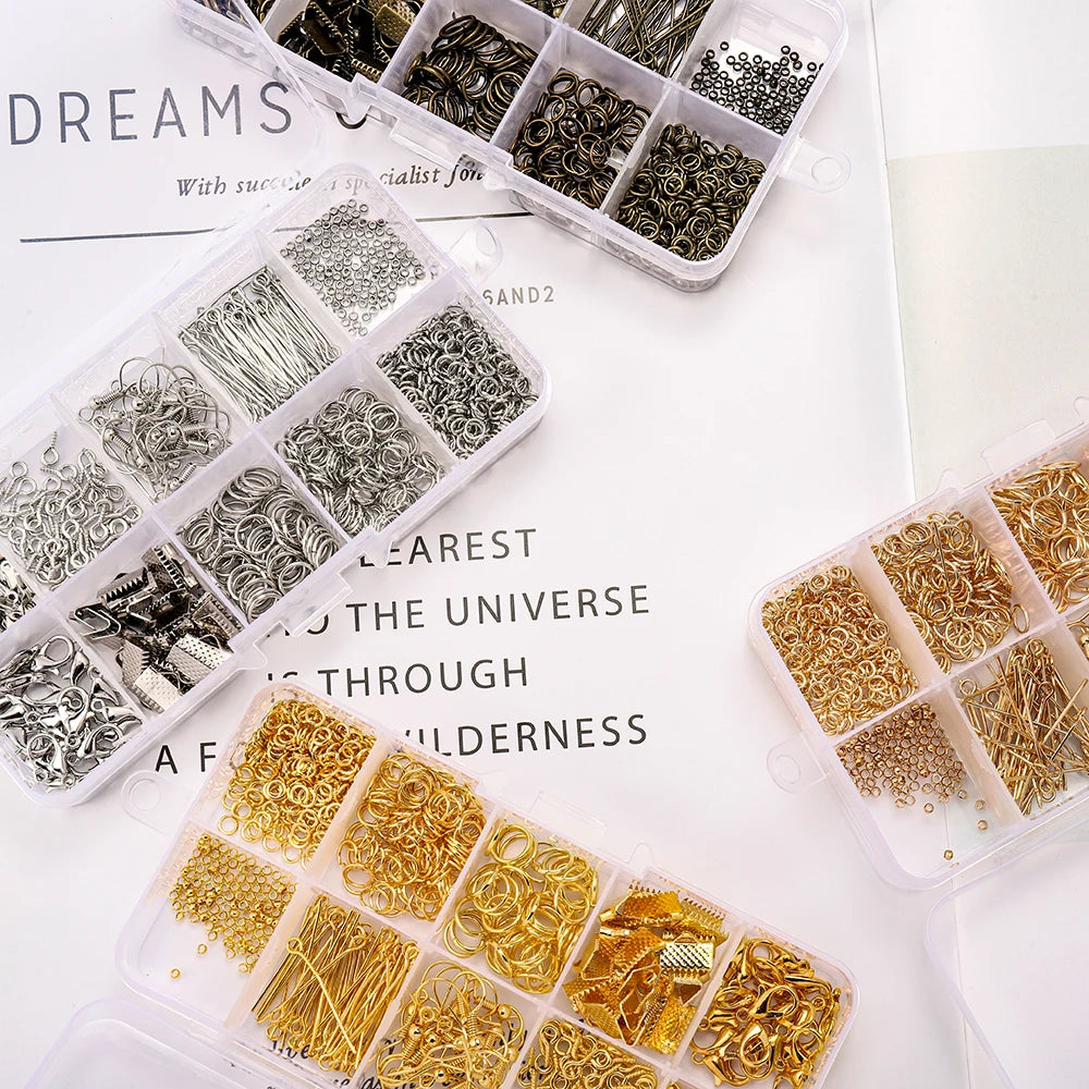 Jewelry Findings & Repair Kit – Alloy Accessories with Tools