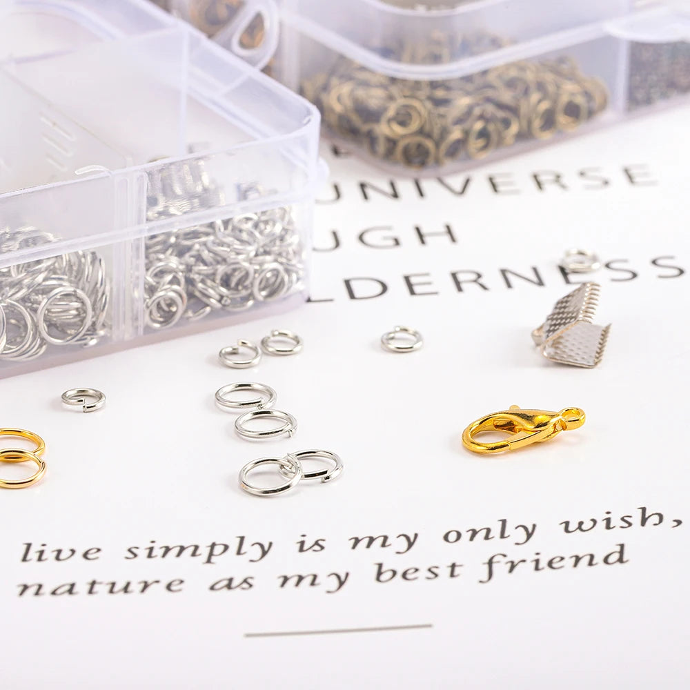 Jewelry Findings & Repair Kit – Alloy Accessories with Tools