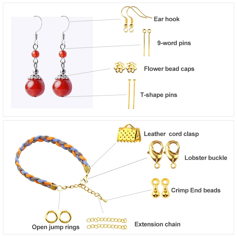 Jewelry Making Kit – Alloy Findings & Copper Wire Set