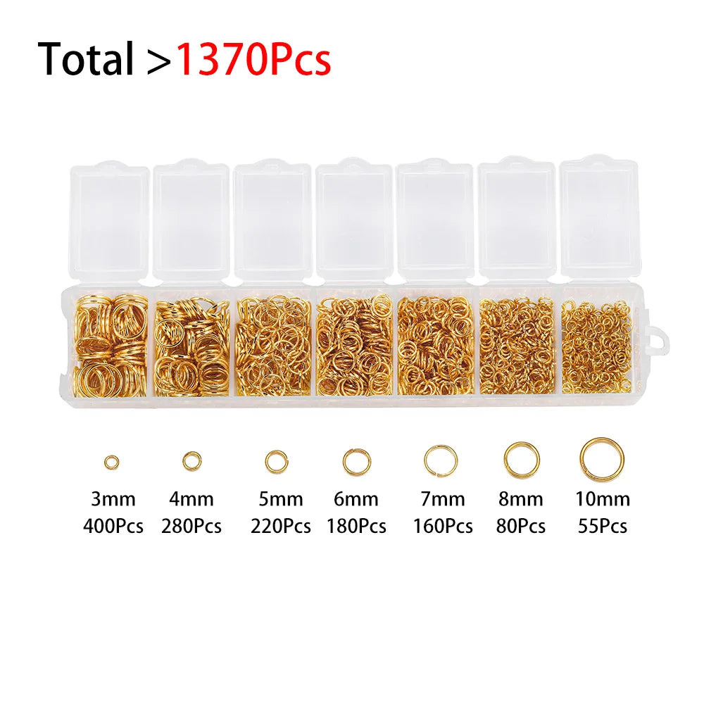 Jewelry Findings & Repair Kit – Alloy Accessories with Tools