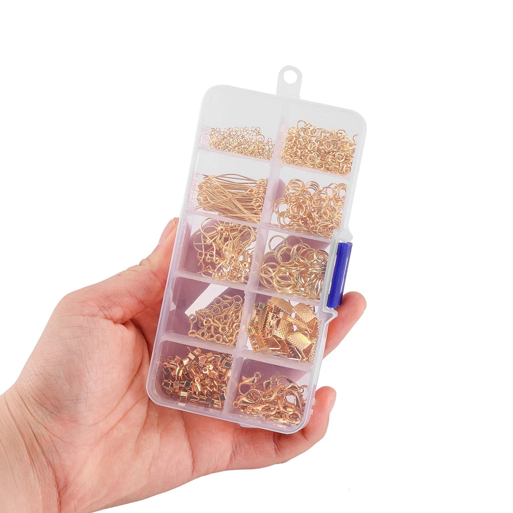 Jewelry Findings & Repair Kit – Alloy Accessories with Tools