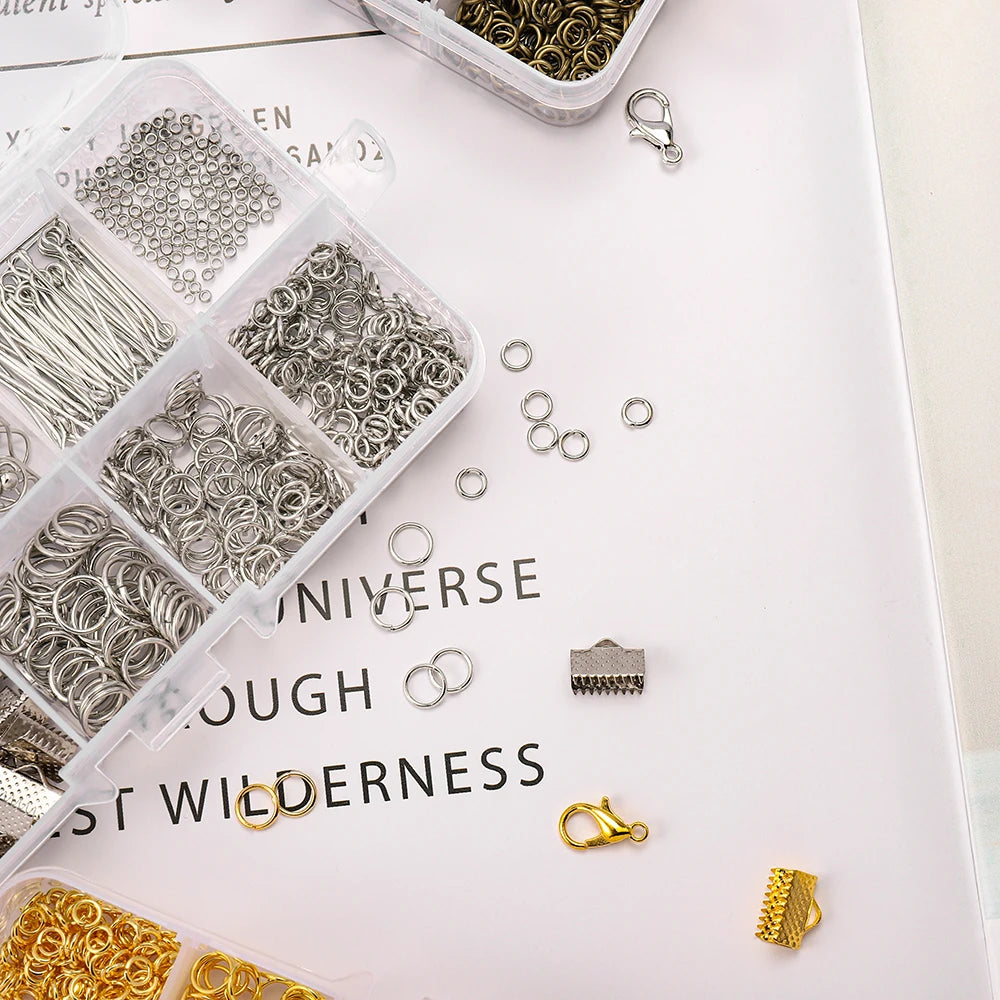 Jewelry Findings & Repair Kit – Alloy Accessories with Tools