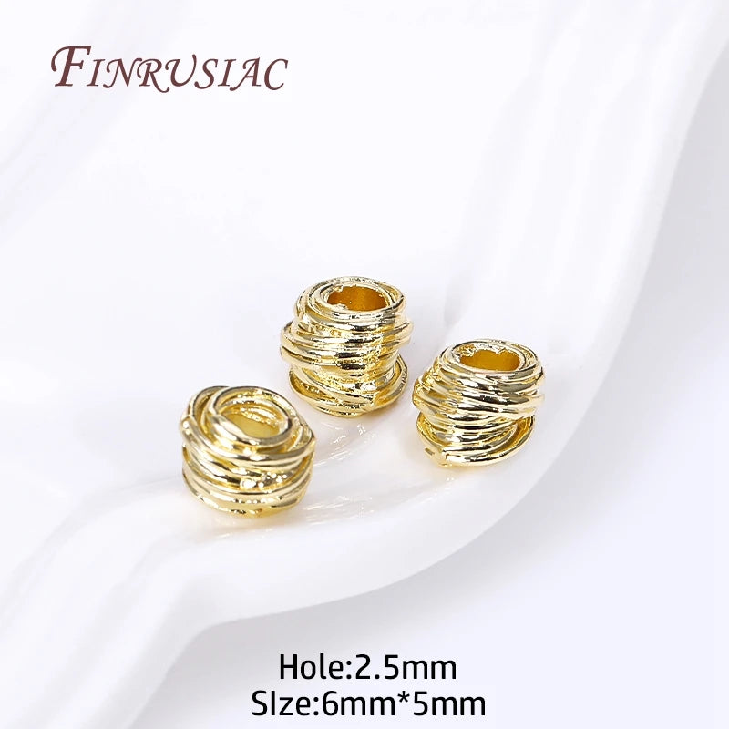 18K Gold Plated Spacer Beads – DIY Jewelry Making Supplies