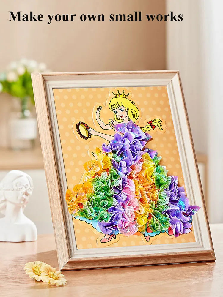 Princess DIY Painting Sticker Craft Kit for Kids