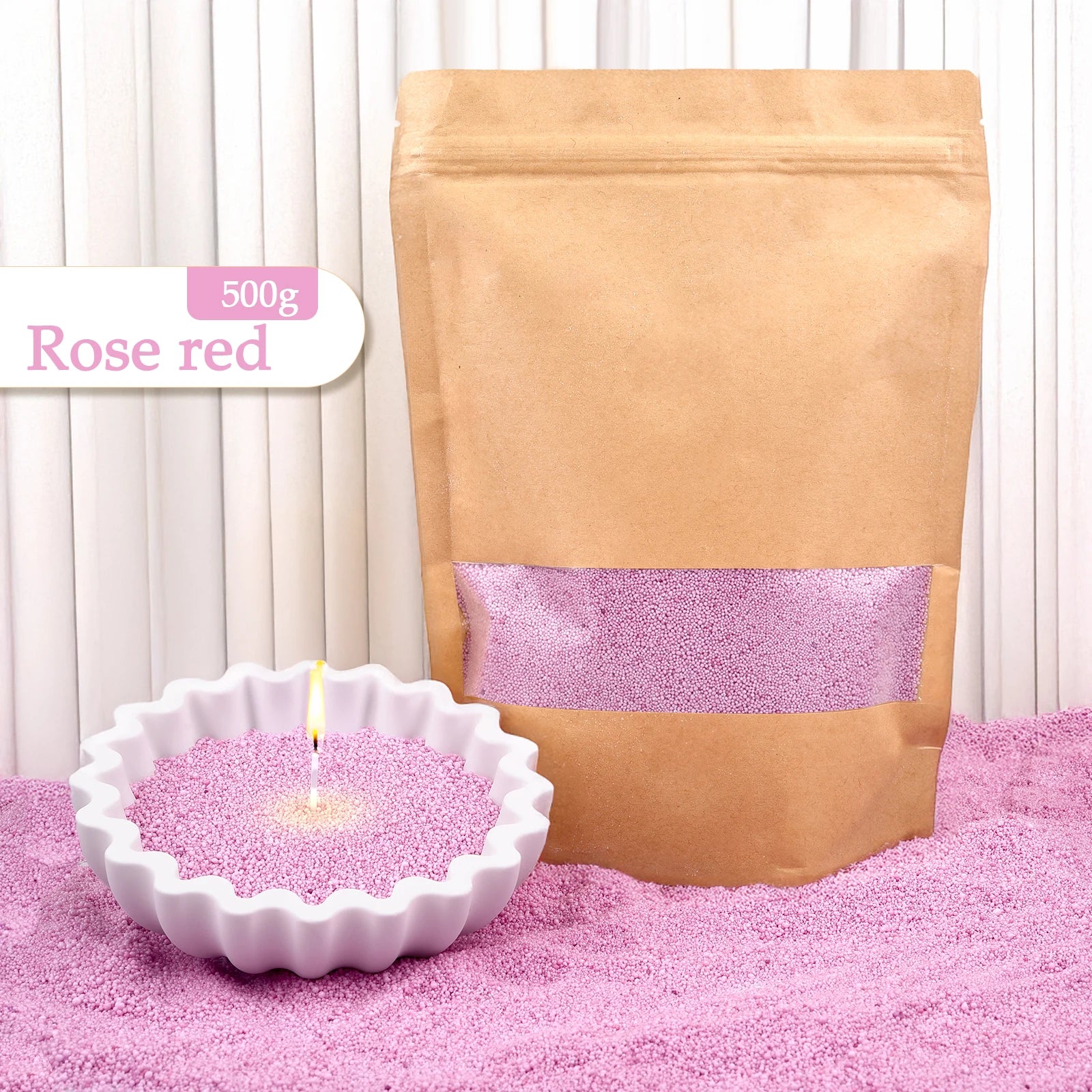 500g–1kg Sand Wax for Candle Making & Crafts – Wholesale