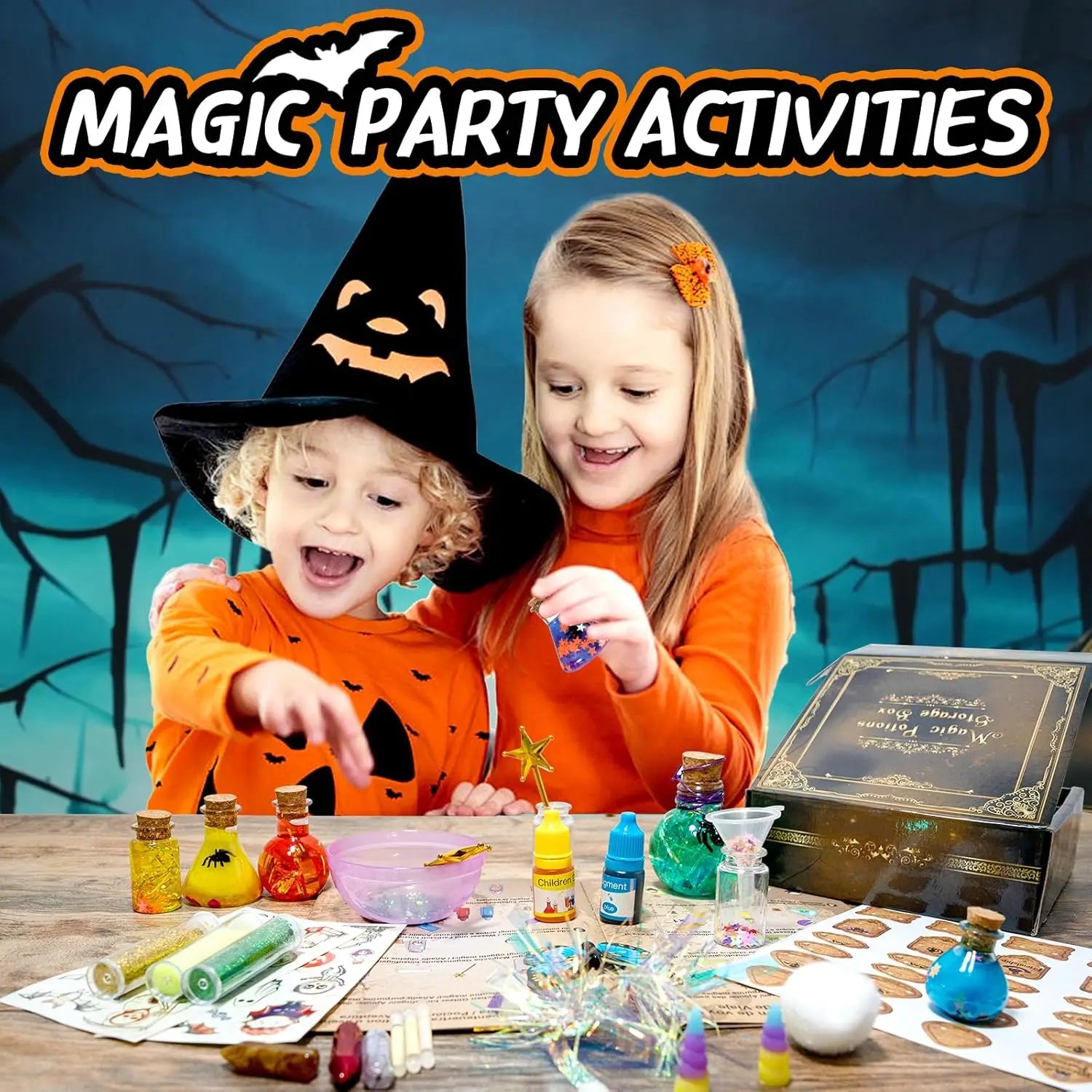 DIY Fairy & Witch Potions Kit – Magical Color-Changing Science Craft for Kids