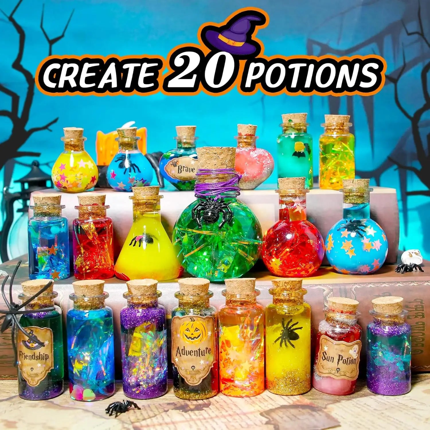 DIY Fairy & Witch Potions Kit – Magical Color-Changing Science Craft for Kids