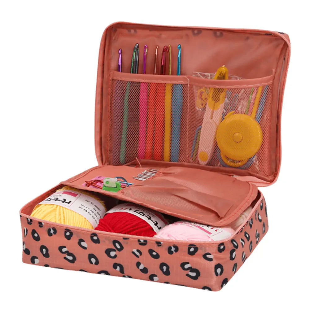 Beginner Crochet Kit – Complete Set with Yarn, Hooks & Accessories