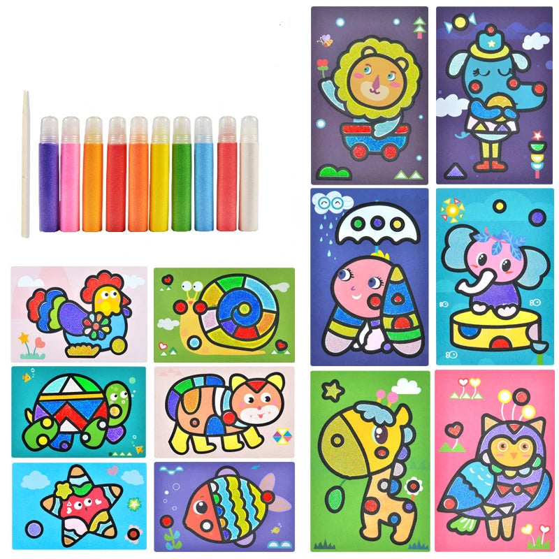 Kids DIY Sand Painting Art Set