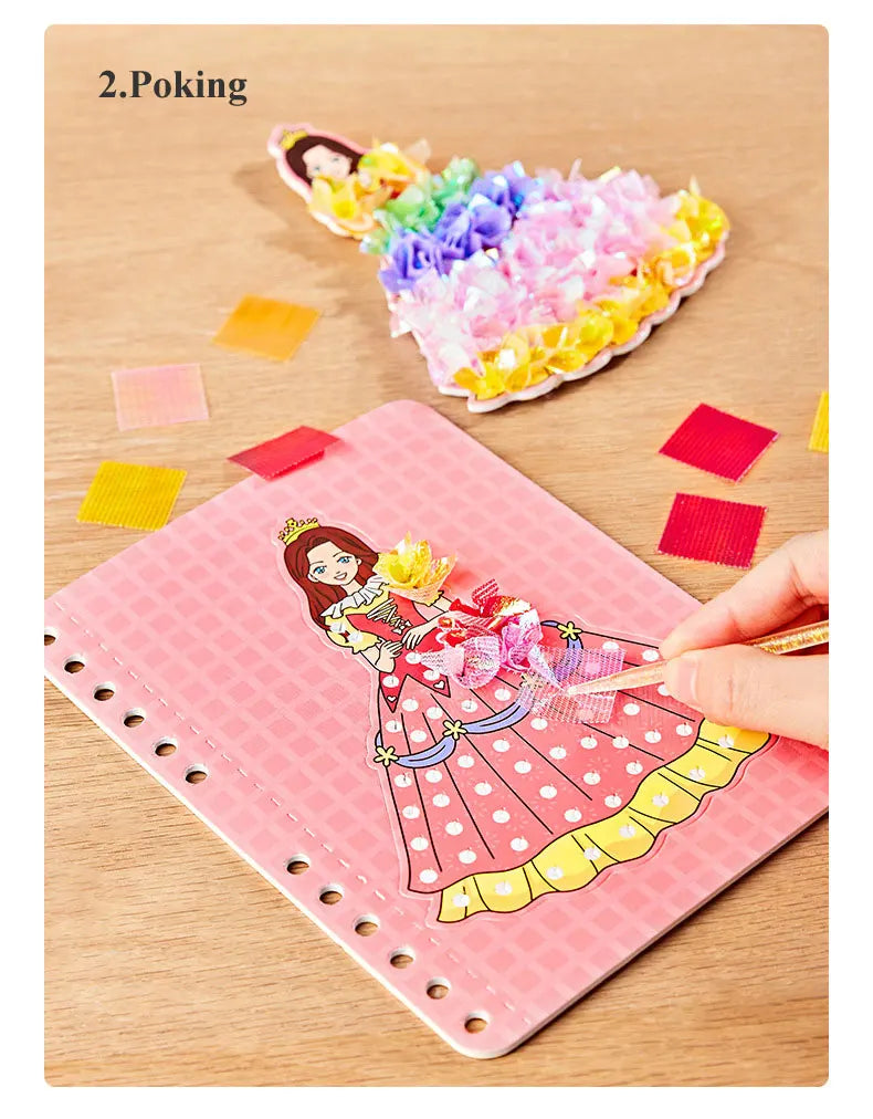 Princess DIY Painting Sticker Craft Kit for Kids