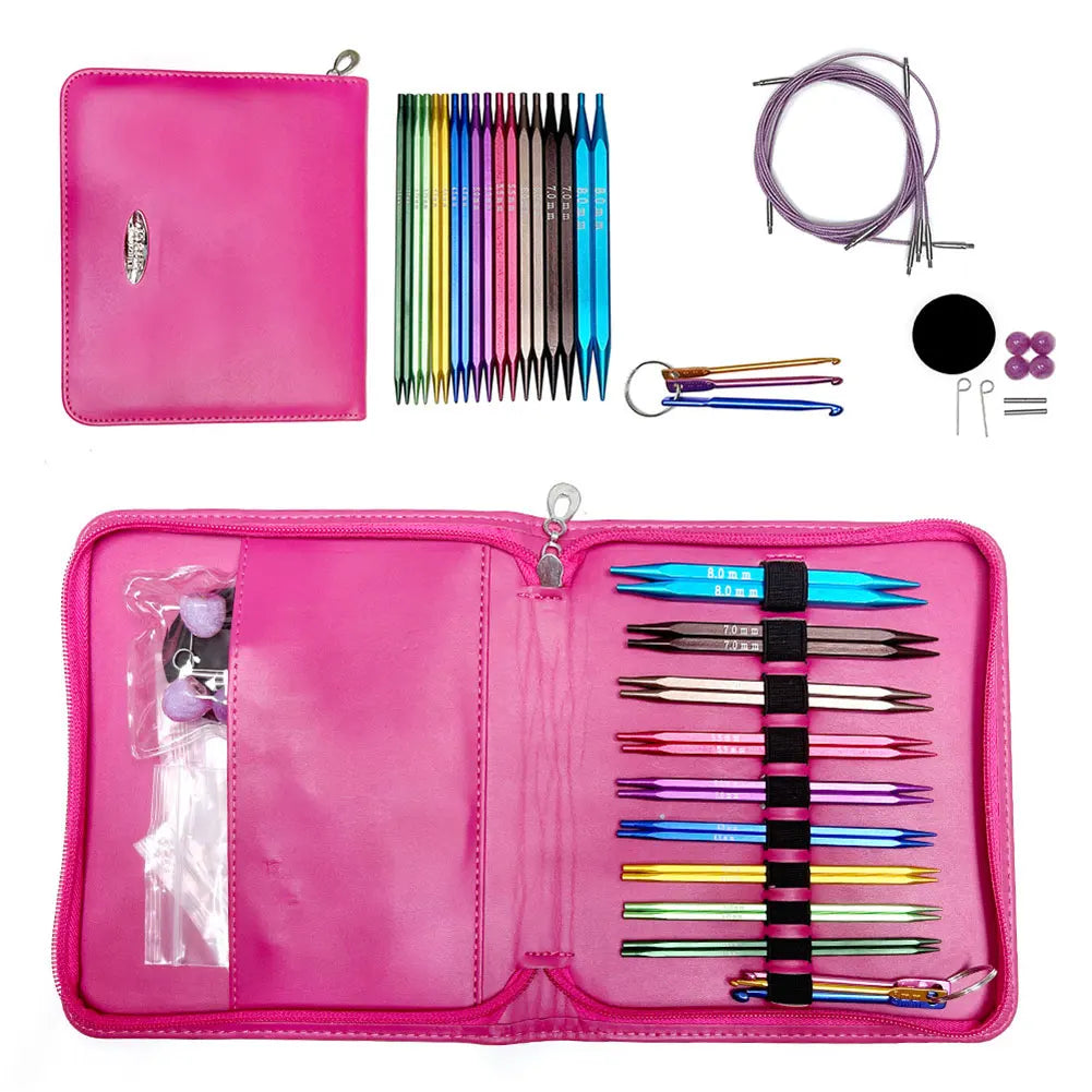 Interchangeable Knitting & Crochet Needle Set