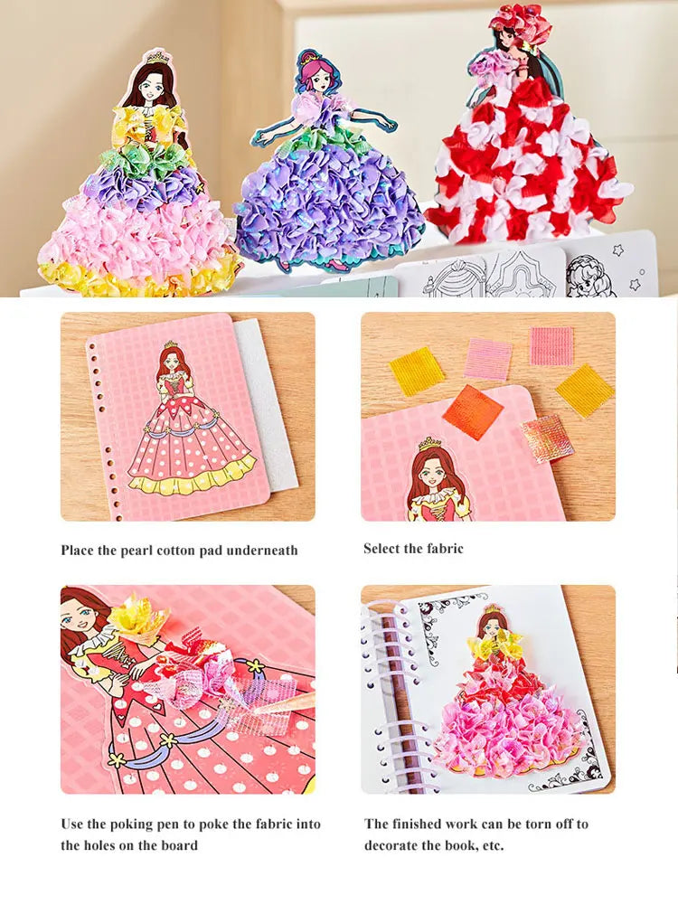 Princess DIY Painting Sticker Craft Kit for Kids