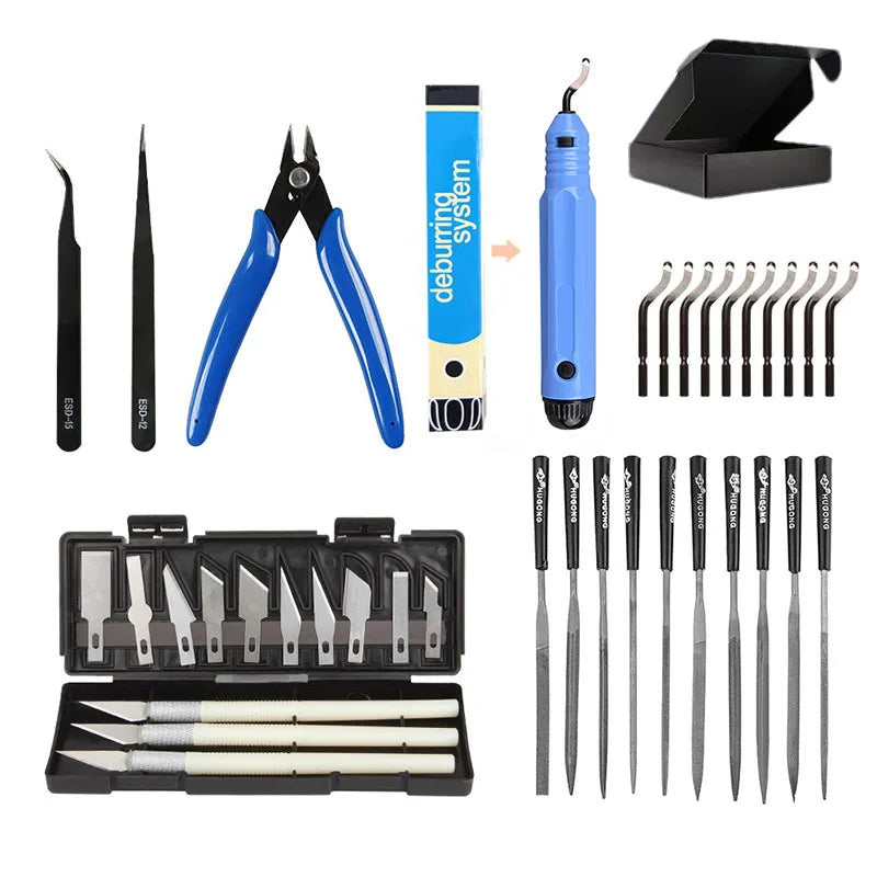 38Pcs 3D Print Model Trimming & Engraving Tool Kit