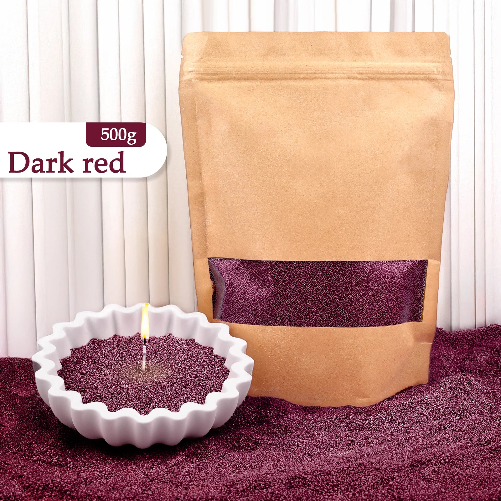 500g–1kg Sand Wax for Candle Making & Crafts – Wholesale