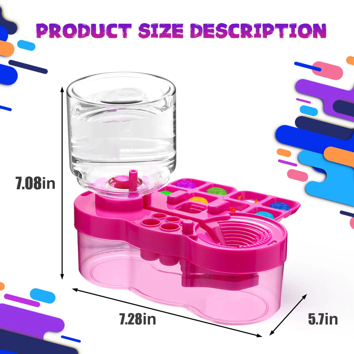 Automatic Paint Brush Cleaner with Drain – Water Circulation Cleaning Bucket