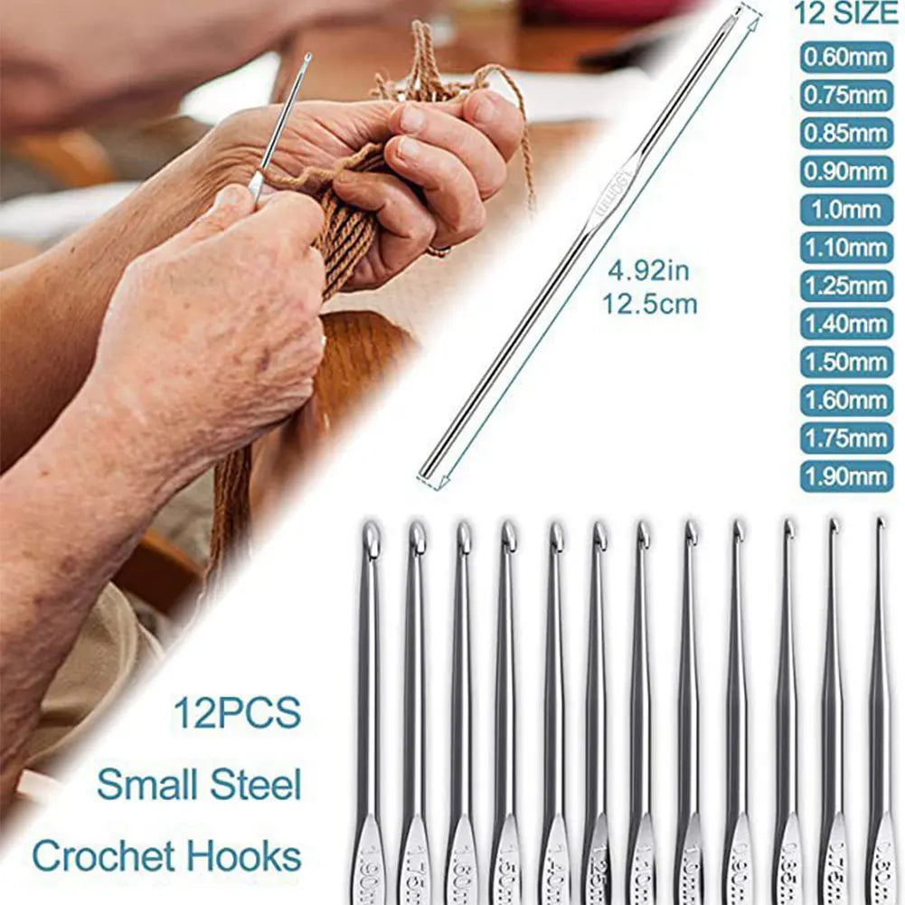 87pcs Crochet Hook Set with Case – Ergonomic Kit for Beginners & Crafters