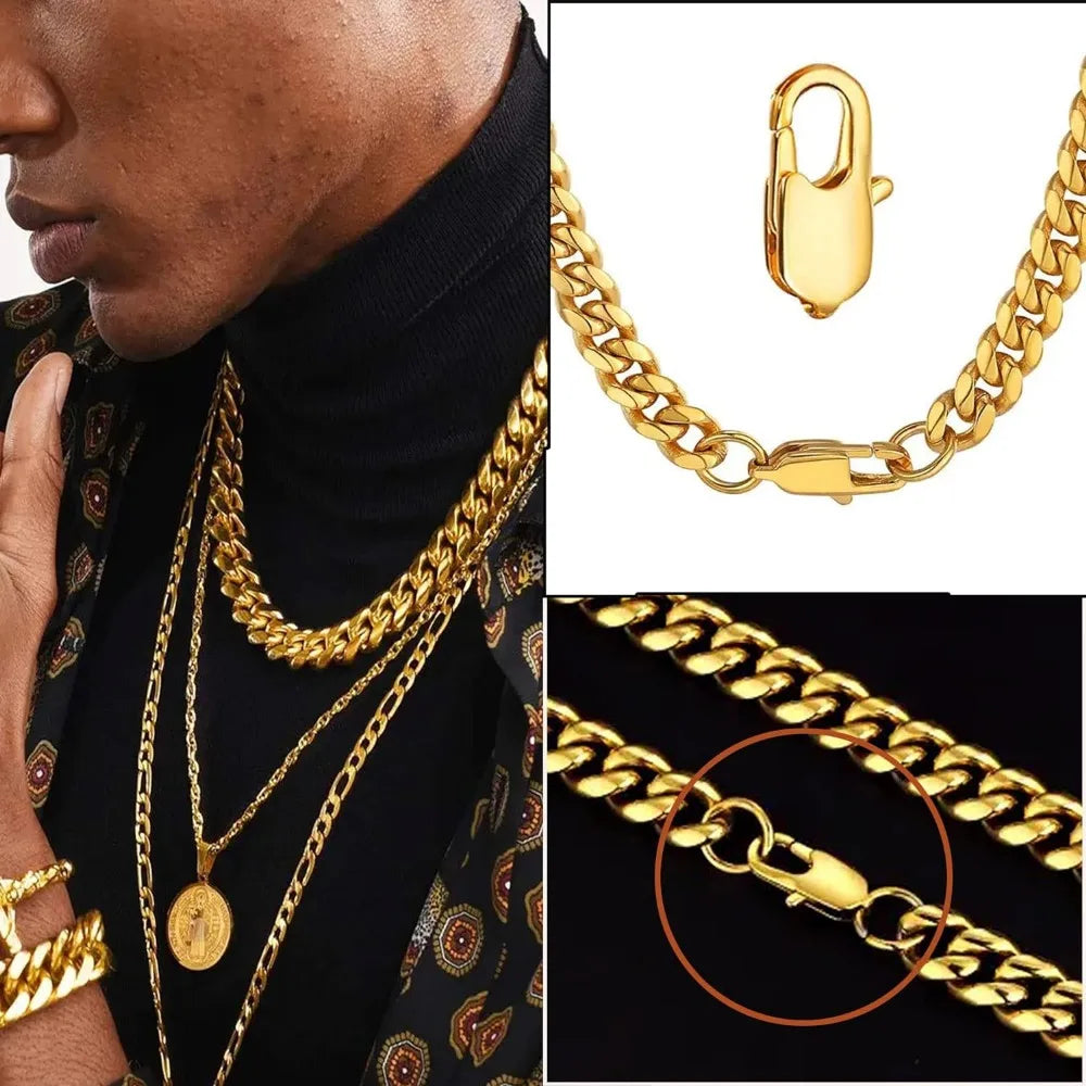 18K Gold Lobster Claw Clasps with Jump Rings – Made in Italy