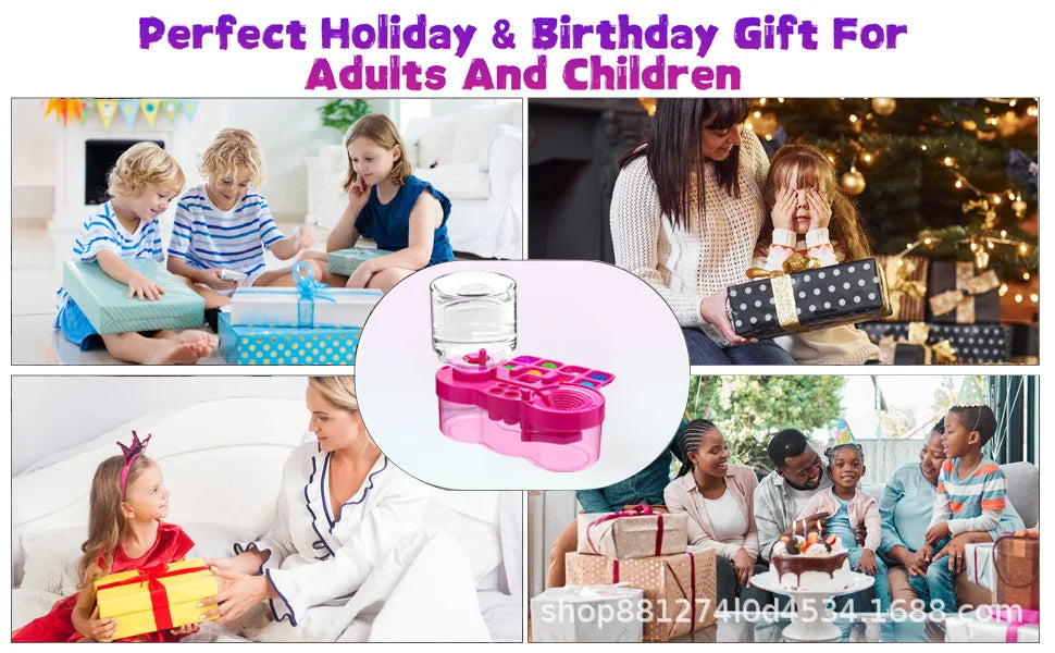 Automatic Paint Brush Cleaner with Drain – Water Circulation Cleaning Bucket