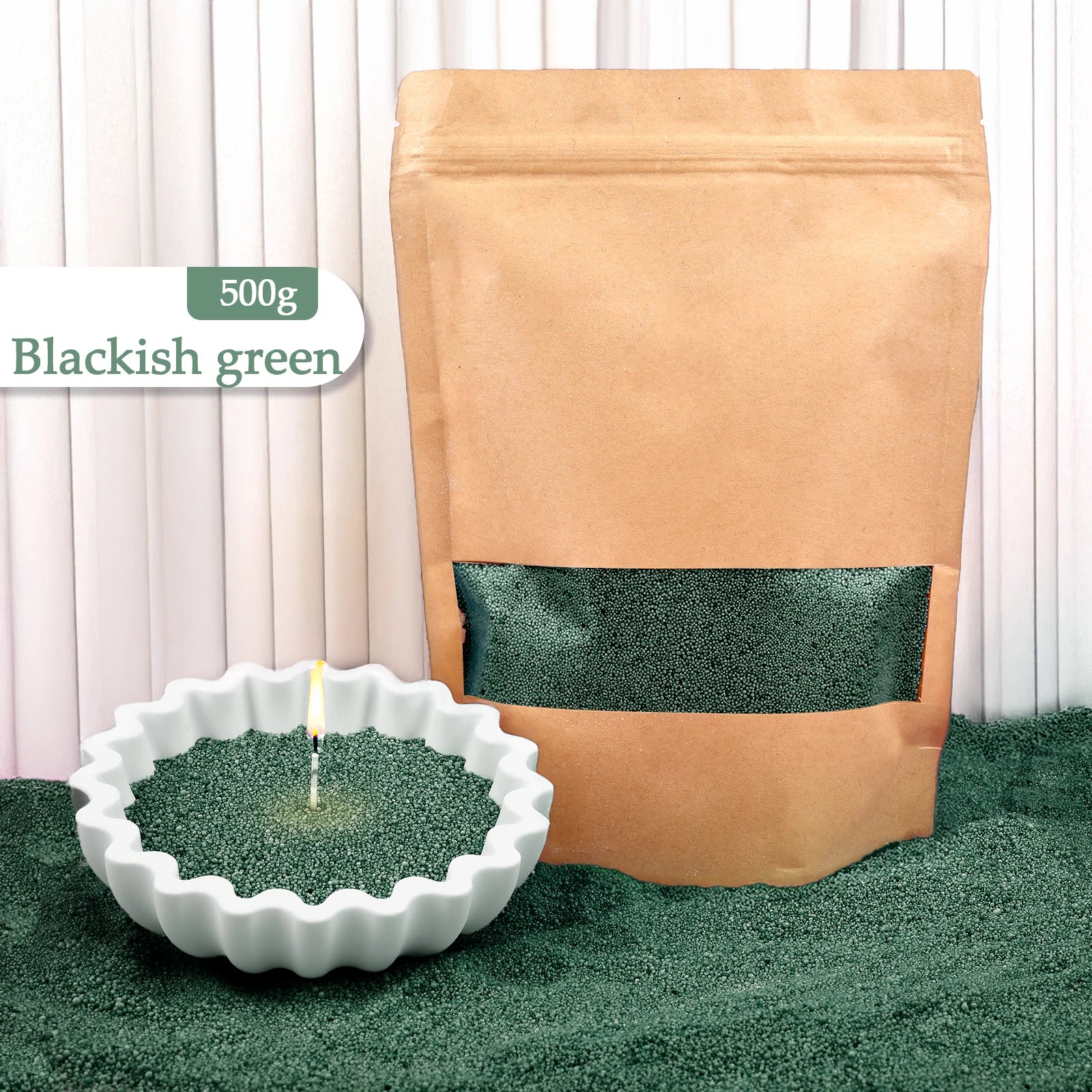 500g–1kg Sand Wax for Candle Making & Crafts – Wholesale