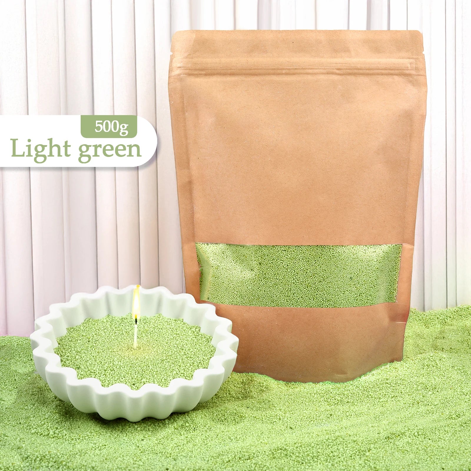 500g–1kg Sand Wax for Candle Making & Crafts – Wholesale