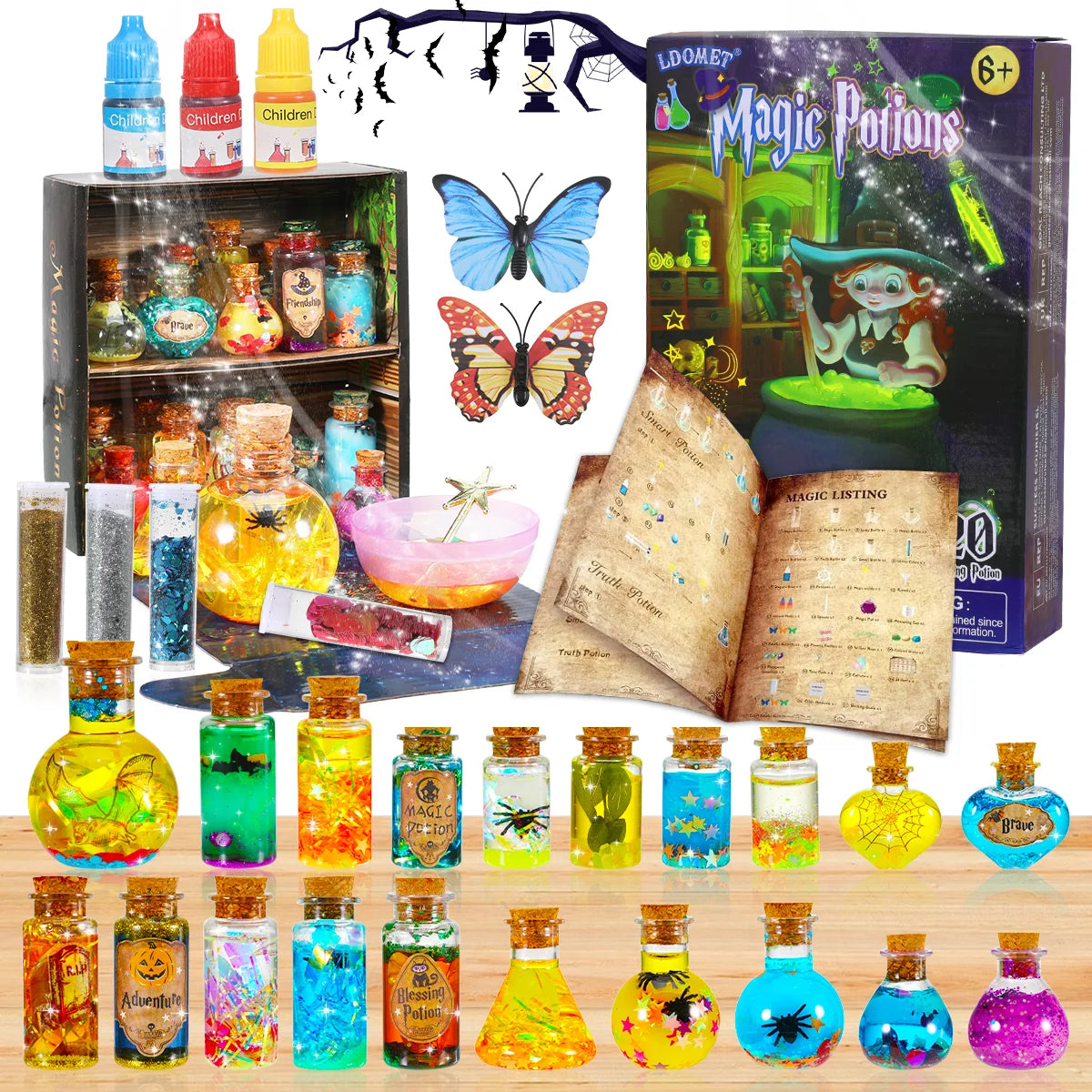 DIY Fairy & Witch Potions Kit – Magical Color-Changing Science Craft for Kids