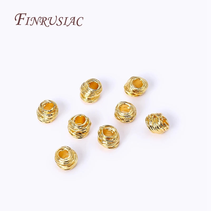 18K Gold Plated Spacer Beads – DIY Jewelry Making Supplies