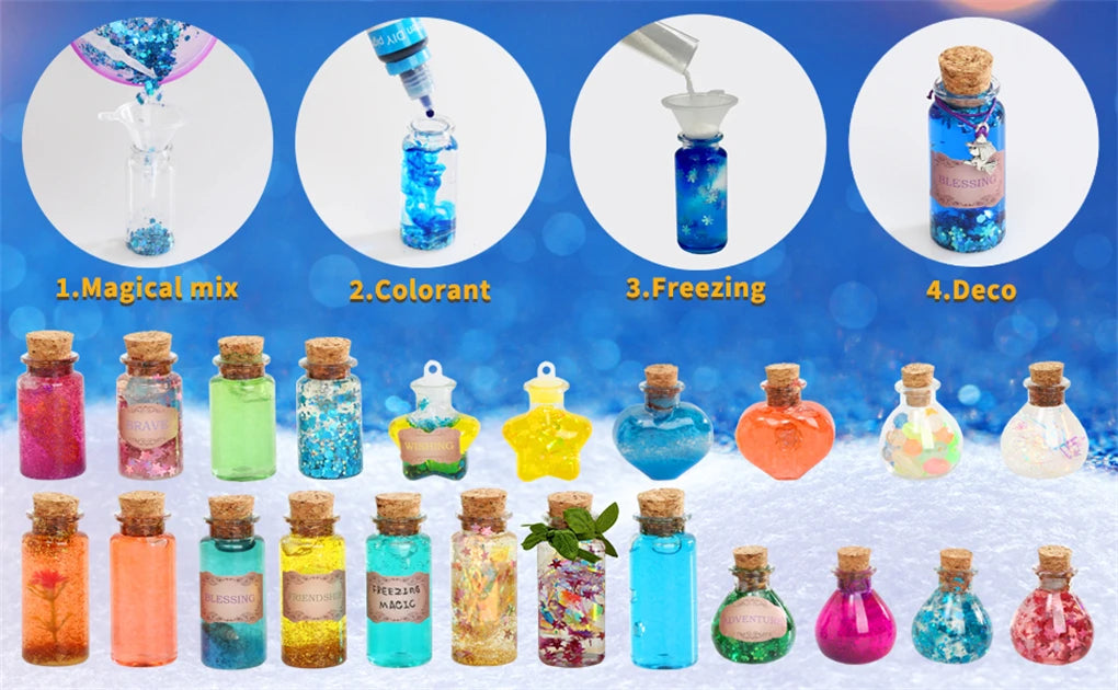 DIY Fairy & Witch Potions Kit – Magical Color-Changing Science Craft for Kids