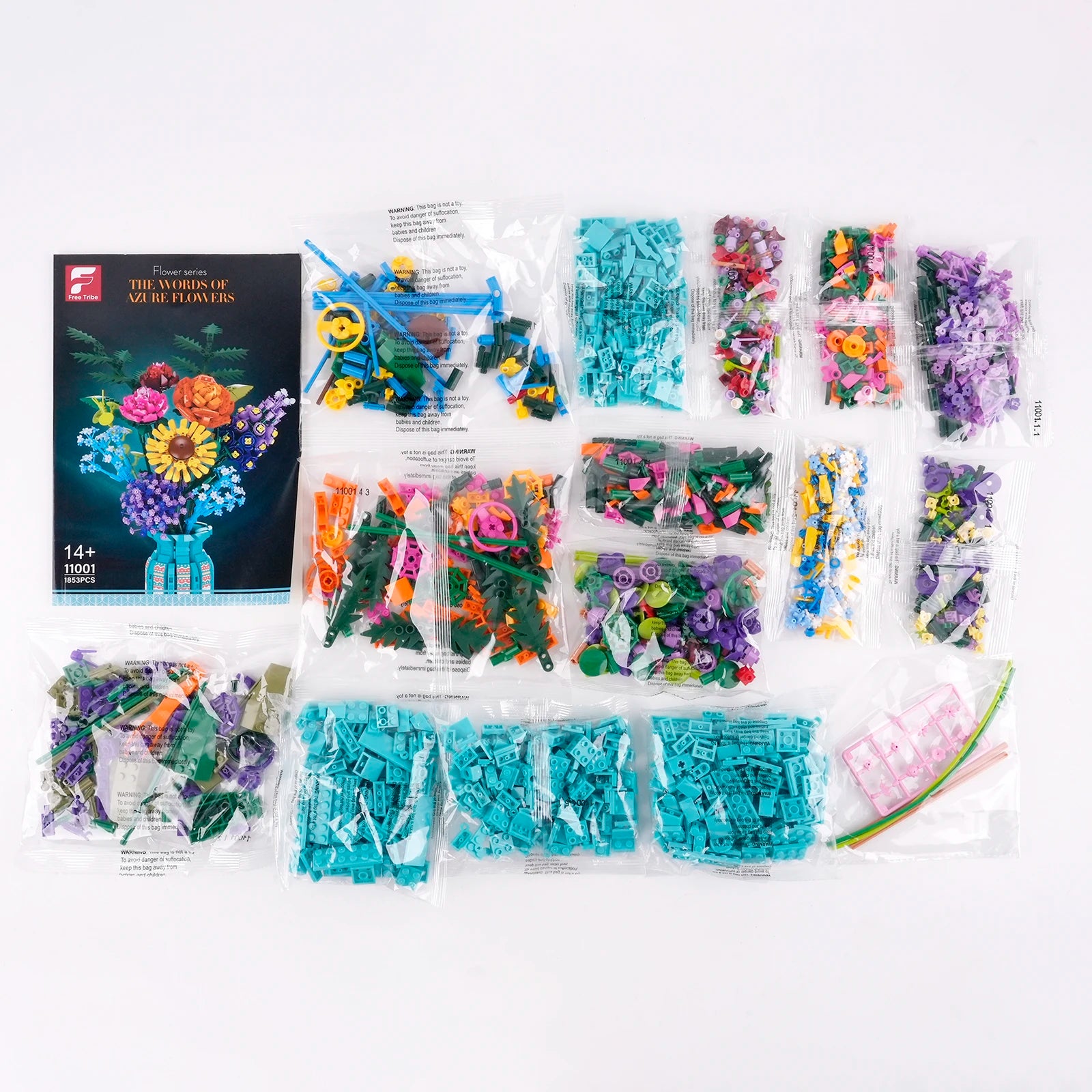 Flowers Bouquet Building Blocks Set