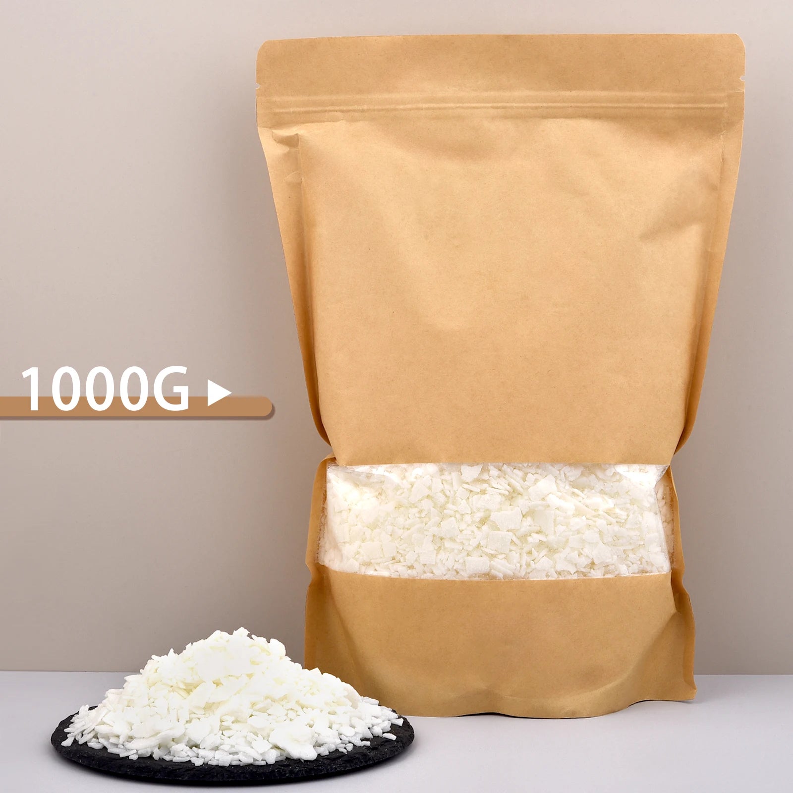 Natural Soy Wax Flakes – 50g to 1000g for Candle Making