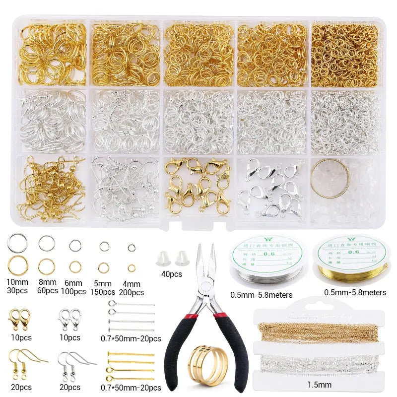 Jewelry Making Kit – Alloy Findings & Copper Wire Set