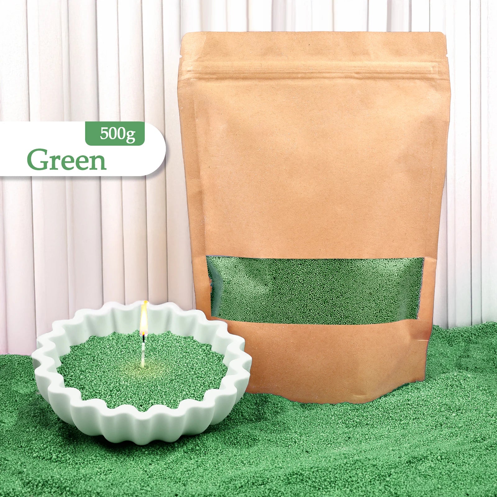 500g–1kg Sand Wax for Candle Making & Crafts – Wholesale