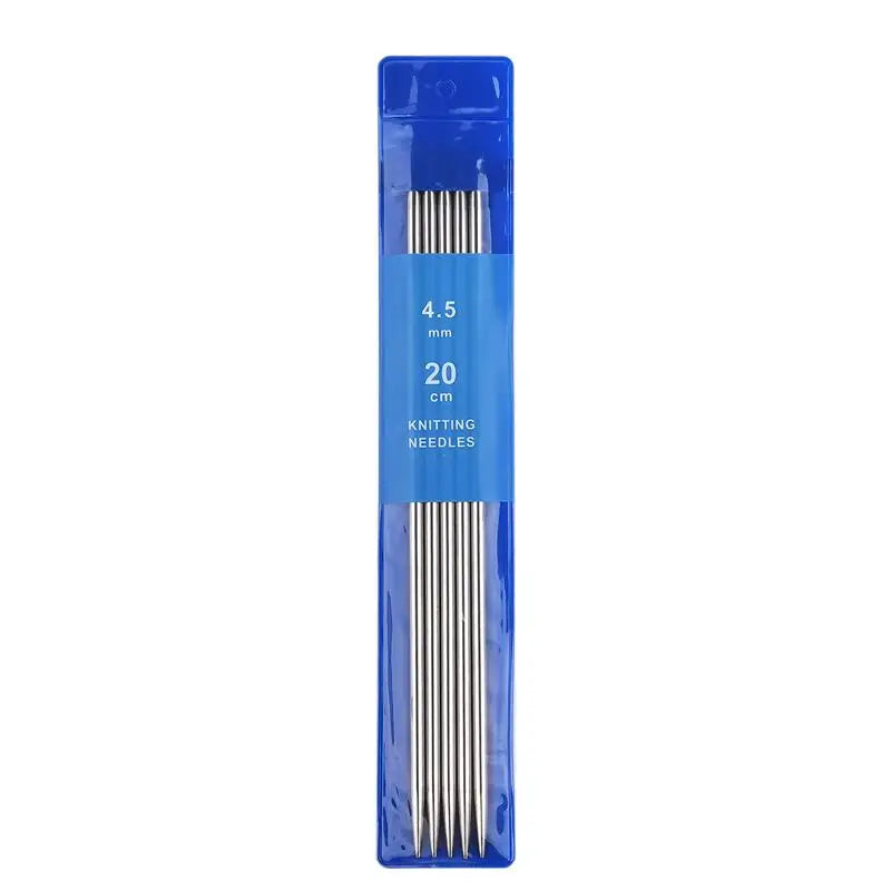 35cm Stainless Steel Knitting Needle Set – Sizes 2–10mm