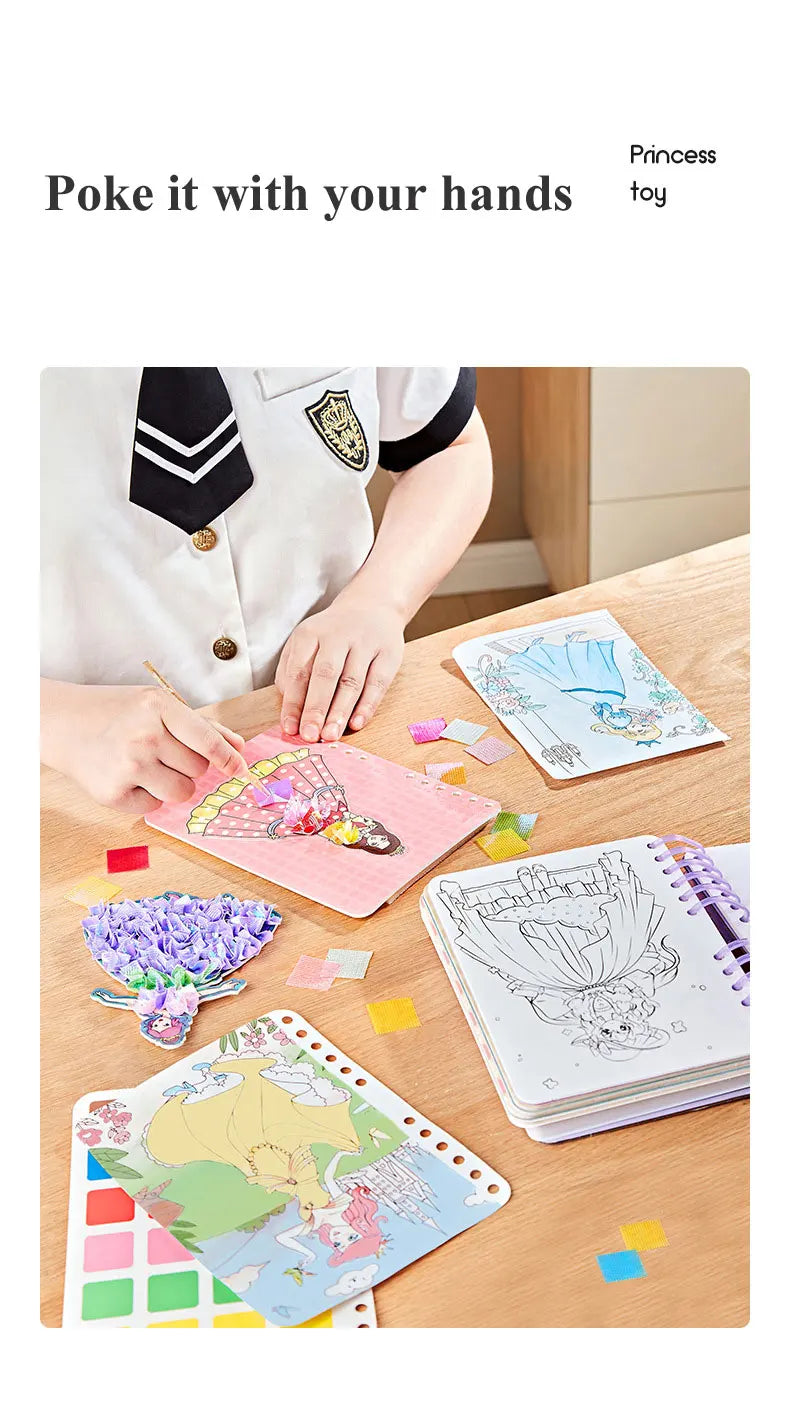 Princess DIY Painting Sticker Craft Kit for Kids