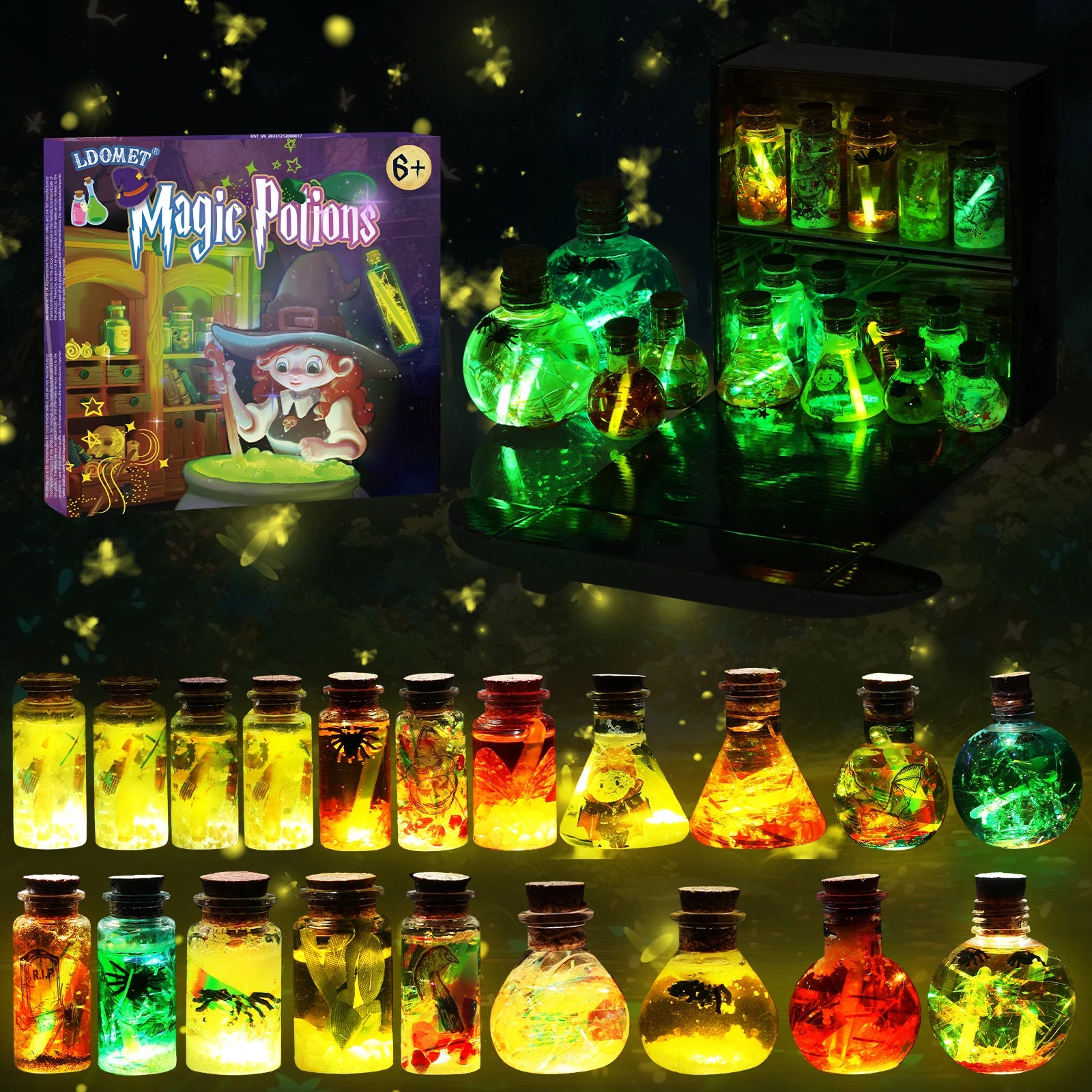 DIY Fairy & Witch Potions Kit – Magical Color-Changing Science Craft for Kids