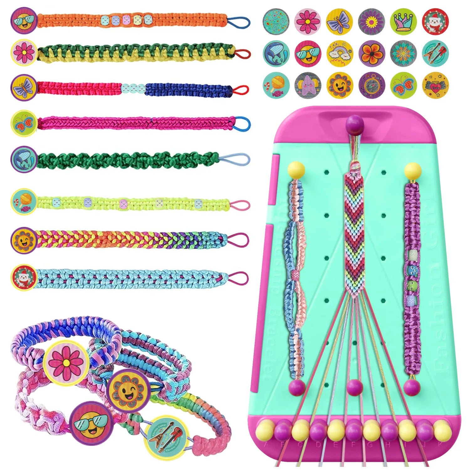 Friendship Bracelet Making Kit – Arts & Crafts Gift Set for Girls