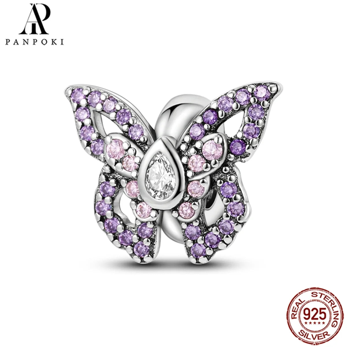 PANPOKI S925 Sterling Silver Silicone Spacer Beads – DIY Jewelry Making