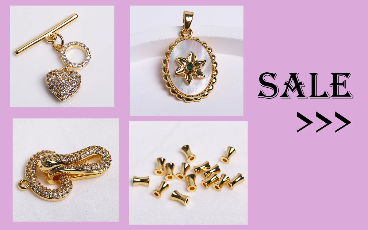 18K Gold Plated Spacer Beads – DIY Jewelry Making Supplies