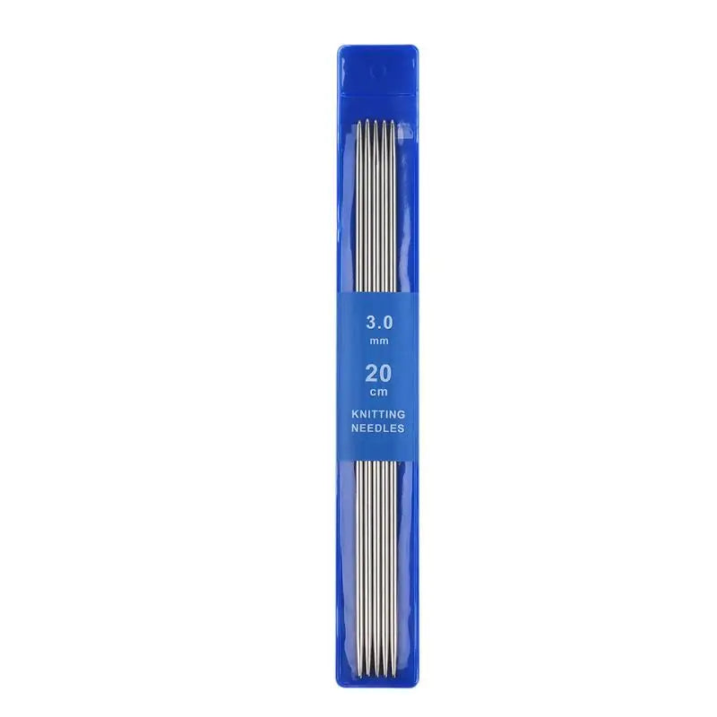 35cm Stainless Steel Knitting Needle Set – Sizes 2–10mm