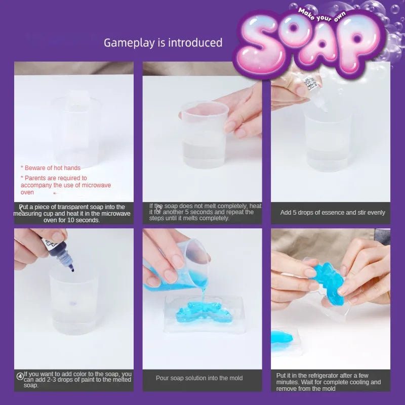 Kids DIY Magic Science Soap Kit – STEAM Educational Toy