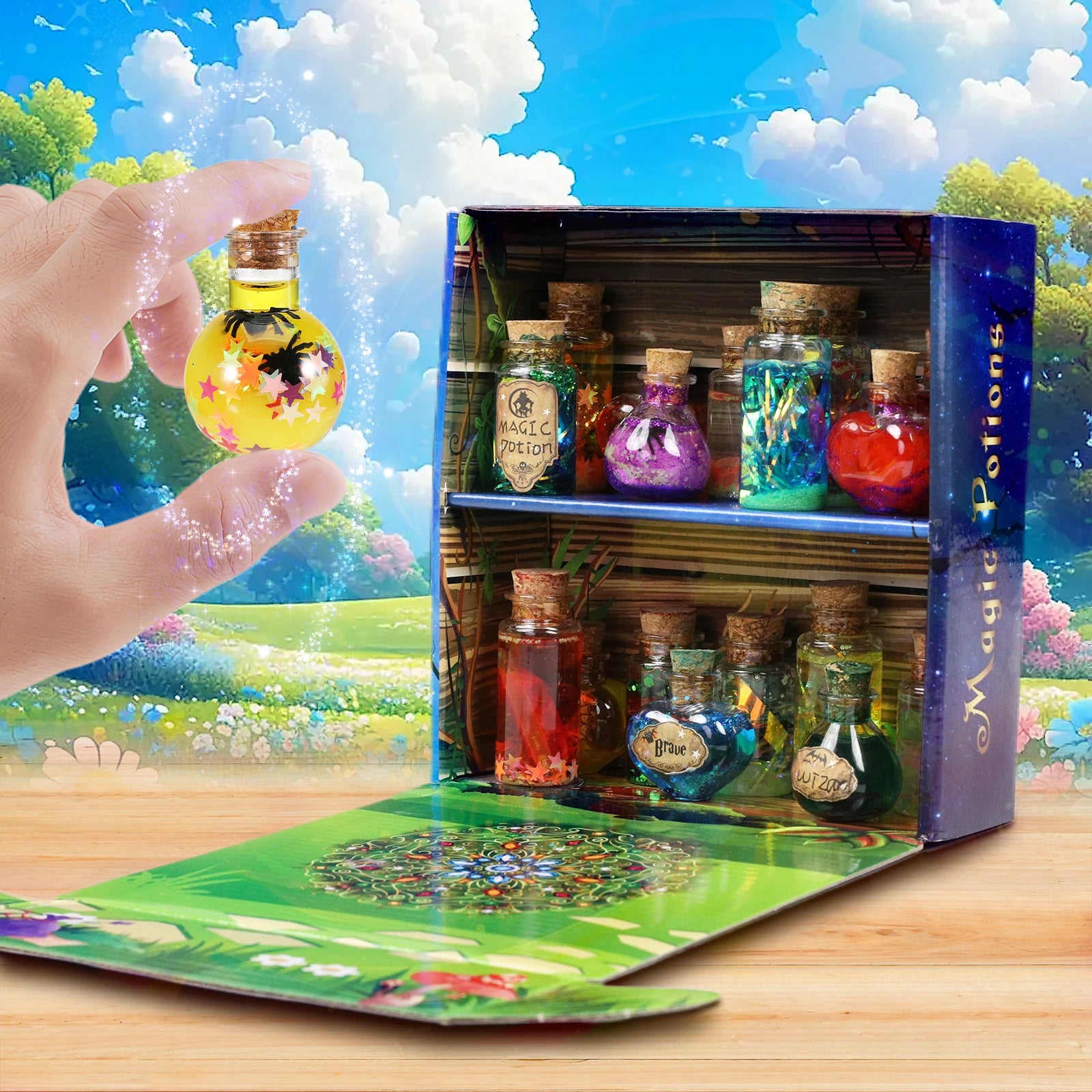 DIY Fairy & Witch Potions Kit – Magical Color-Changing Science Craft for Kids