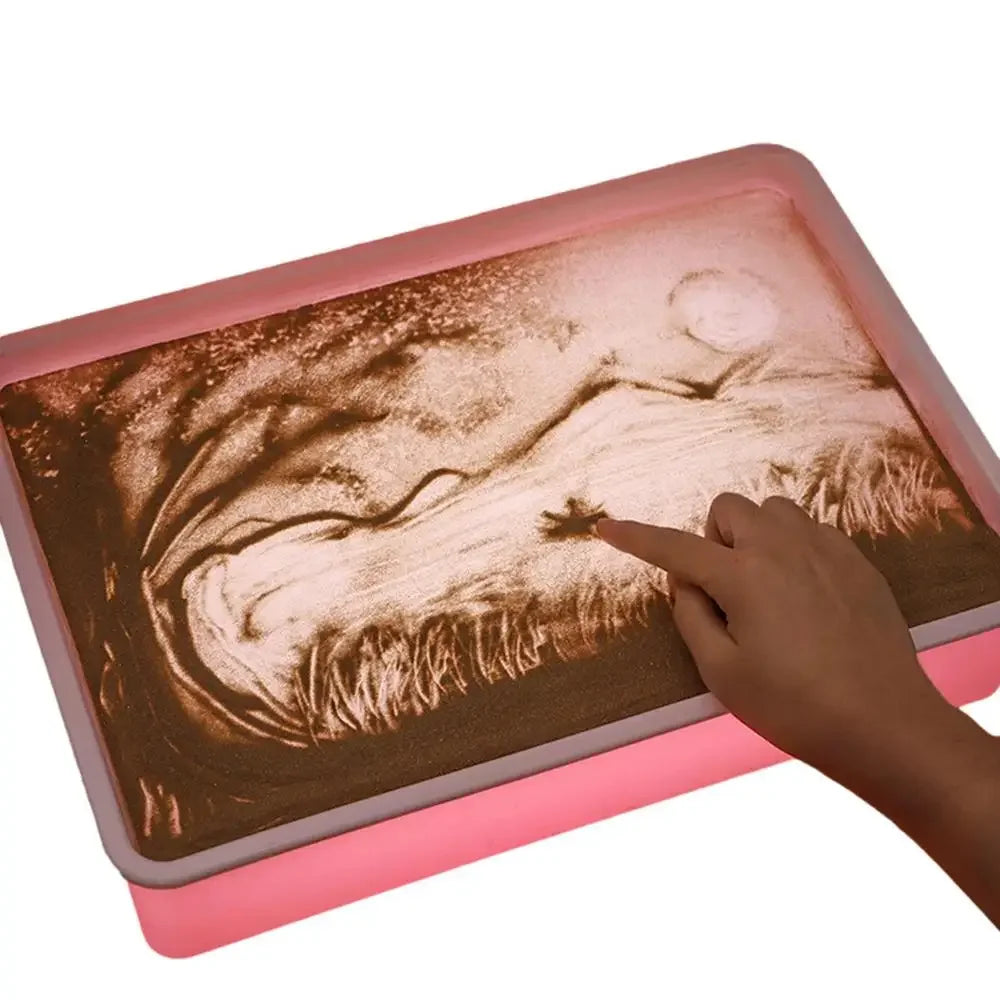 DIY Sand Art Drawing Light Box – LED Tabletop Creativity Toy for Kids