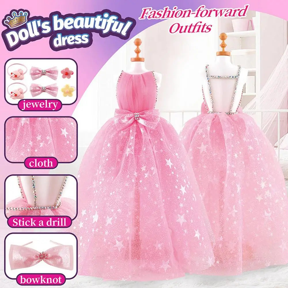 Girls' Dress Making Craft Kit – Fun DIY Fashion Design Set