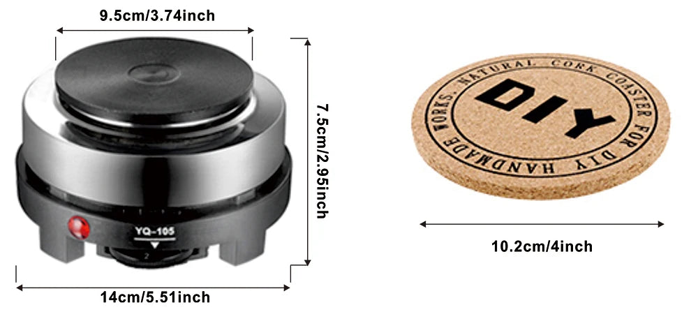 Candle Making Kit with Wax Melting Hot Plate – Complete DIY Set