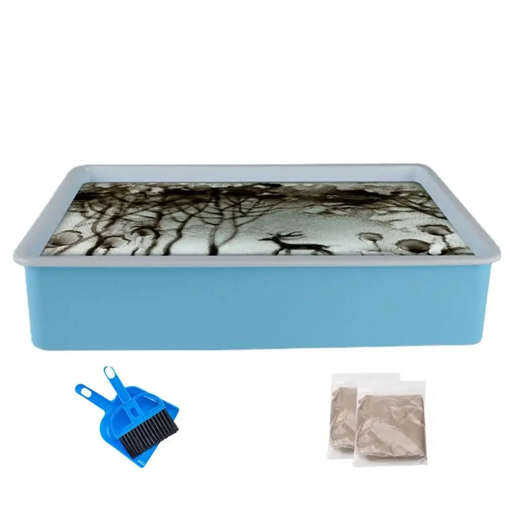 DIY Sand Art Drawing Light Box – LED Tabletop Creativity Toy for Kids
