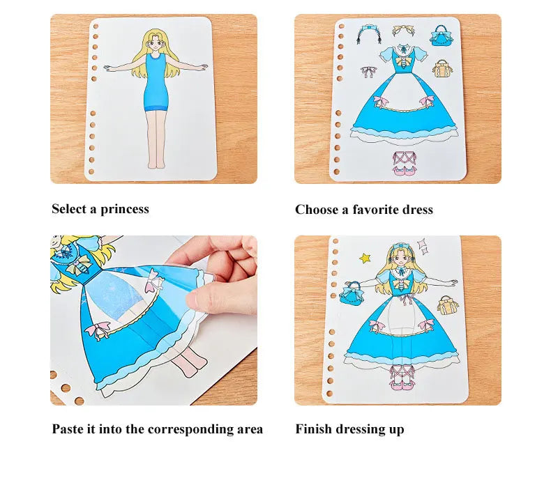 Princess DIY Painting Sticker Craft Kit for Kids